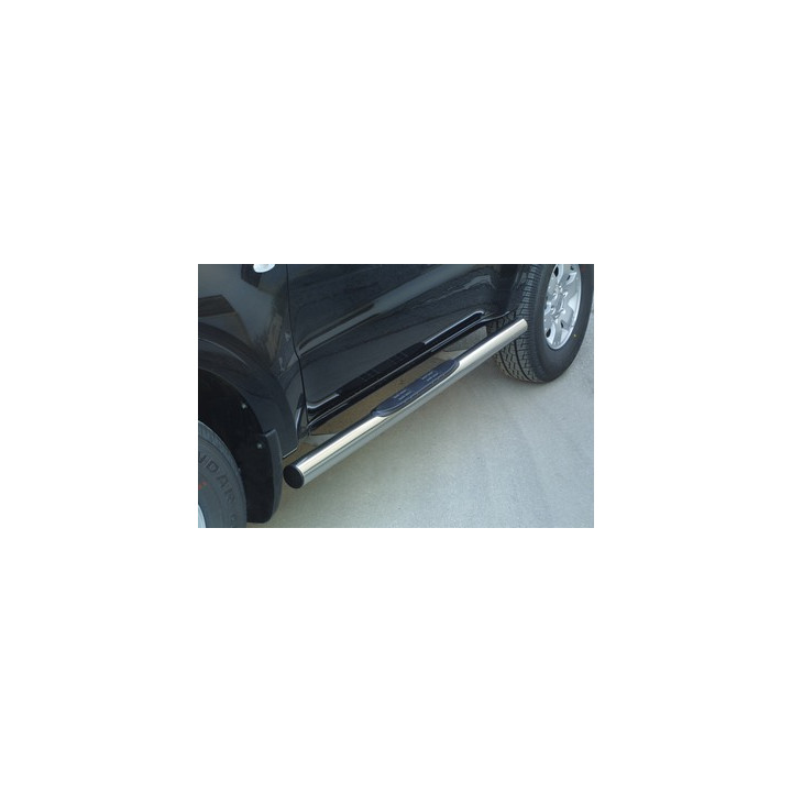 Side Steps, Misutonida 4x4 Grand Pedana with Rubber Step, Color Black, Mitsubishi Pajero 2000 - 2006 - EDK.ro