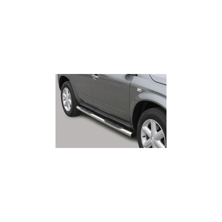 Praguri Laterale, Misutonida 4x4 Grand Pedana cu Treaptă din Cauciuc, Culoare Negru, Nissan Murano - EDK.ro