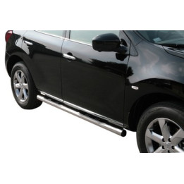 Praguri Laterale, Misutonida 4x4 Grand Pedana cu Treaptă din Cauciuc, Culoare Argintiu, Nissan Murano - EDK.ro