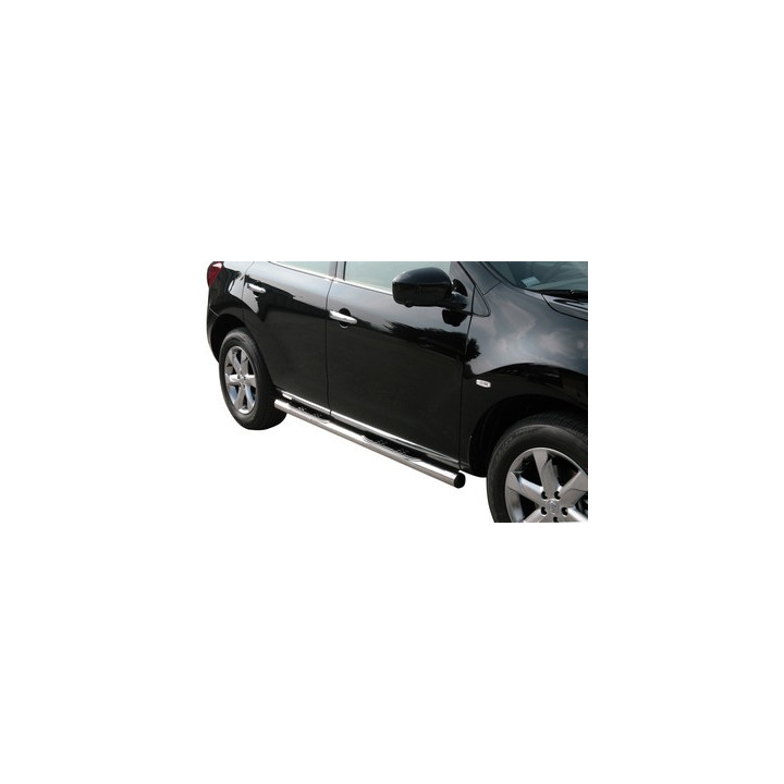Praguri Laterale, Misutonida 4x4 Grand Pedana cu Treaptă din Cauciuc, Culoare Argintiu, Nissan Murano - EDK.ro