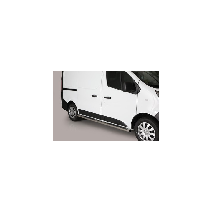 Side Steps, Misutonida 4x4 Grand Footboard with Rubber Step, Color Silver, Nissan NV300 2017 - Present - EDK.ro