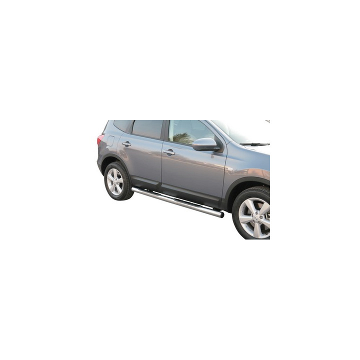 Praguri Laterale, Misutonida 4x4 Grand Pedana cu Treaptă din Cauciuc, Culoare Negru, Nissan Qashqai - EDK.ro