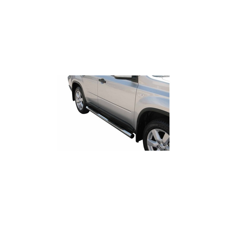Side Steps, Misutonida 4x4 Grand Footboard with Rubber Step, Color Black, Nissan X-Trail - EDK.ro