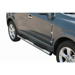 Side Steps, Misutonida 4x4 Grand Pedana with Rubber Step, Color Black, Opel Antara - EDK.ro