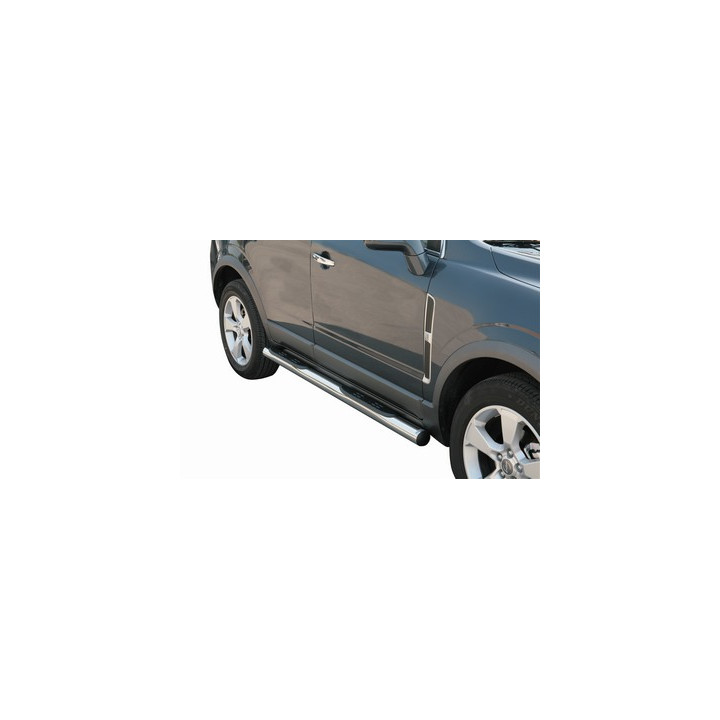 Praguri Laterale, Misutonida 4x4 Grand Pedana cu Treaptă din Cauciuc, Culoare Negru, Opel Antara - EDK.ro