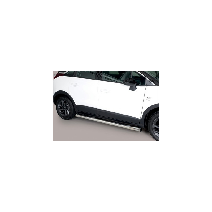 Praguri Laterale, Misutonida 4x4 Grand Pedana cu Treaptă din Cauciuc, Culoare Negru, Opel Crossland X - EDK.ro