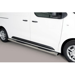 Side Steps, Misutonida 4x4 Grand Pedana with Rubber Step, Color Silver, Opel Zafira Life 2020 - Present - EDK.ro
