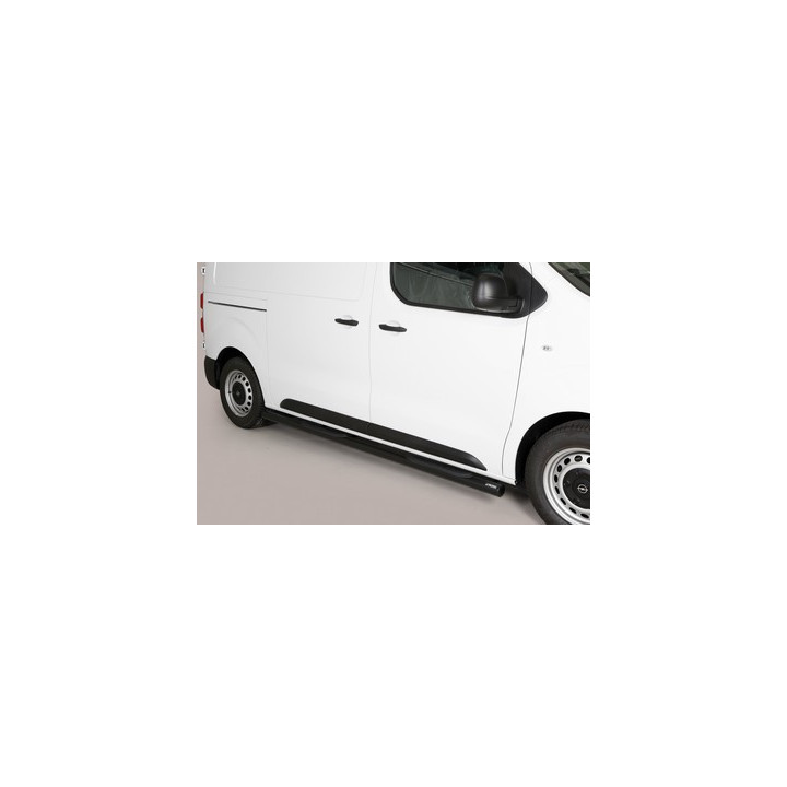 Side Steps, Misutonida 4x4 Grand Pedana with Rubber Step, Color Black, Opel Zafira Life 2020 - Present - EDK.ro