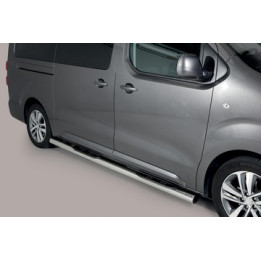 Side Steps, Misutonida 4x4 Grand Pedana with Rubber Step, Color Silver, Peugeot Expert 2016 - Present - EDK.ro