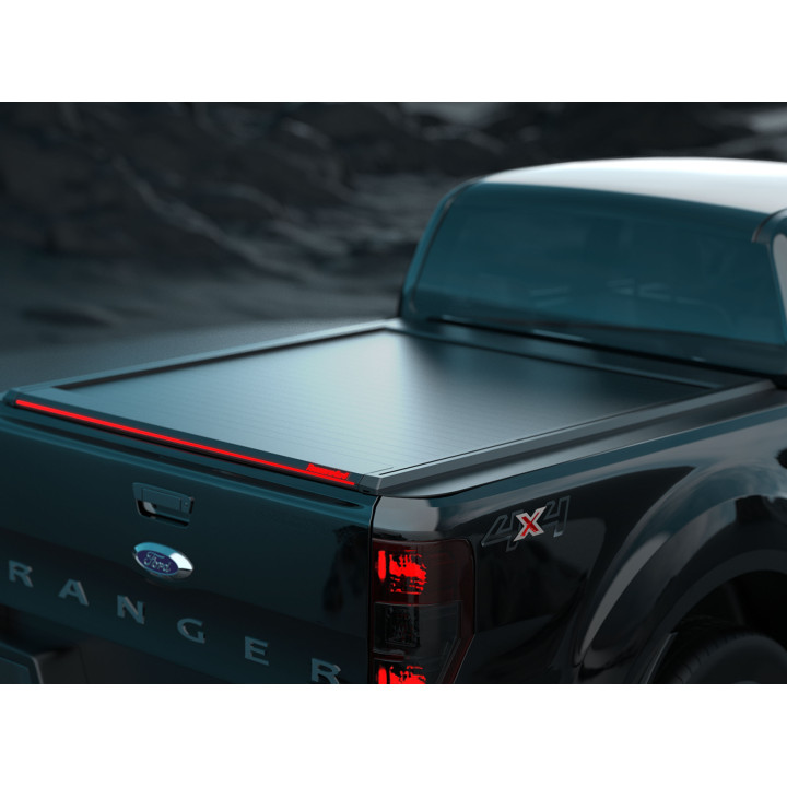 Manual Roll Top Tonneau Bed Cover, Tessera 4x4 Roll+, Ford Ranger XLT Extra Cab 2012 - 2022 - EDK.ro