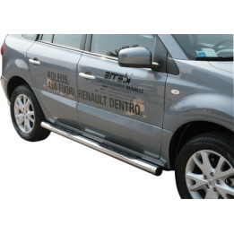 Praguri Laterale, Misutonida 4x4 Grand Footboard cu Treaptă din Cauciuc, Culoare Argintiu, Renault Koleos - EDK.ro