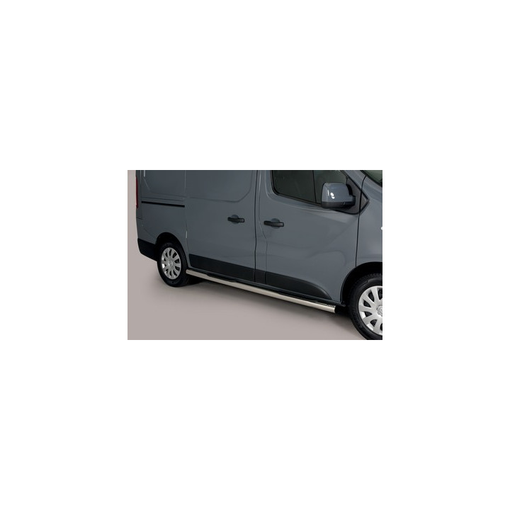 Side Steps, Misutonida 4x4 Grand Pedana with Rubber Step, Color Black, Renault Trafic 2014 - Present - EDK.ro