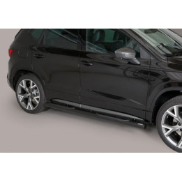 Praguri Laterale, Misutonida 4x4 Grand Pedana cu Treaptă din Cauciuc, Culoare Negru, Seat Ateca - EDK.ro