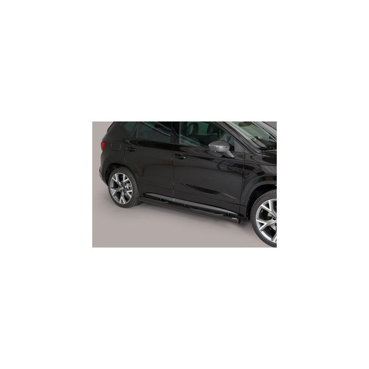 Side Steps, Misutonida 4x4 Grand Pedana with Rubber Step, Color Black, Seat Ateca - EDK.ro