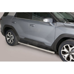 Side Steps, Misutonida 4x4 Grand Pedana with Rubber Step, Color Black, SsangYong Torres - EDK.ro