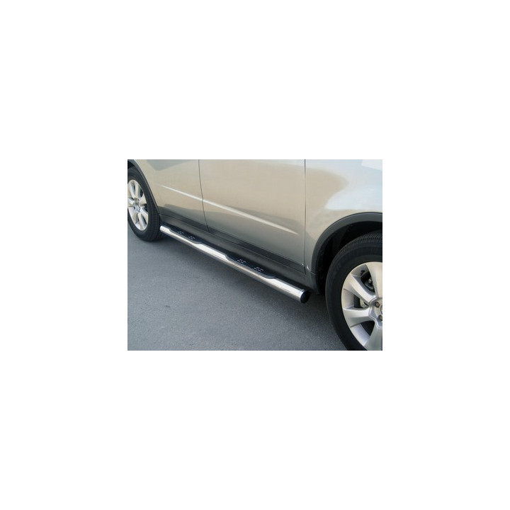Side Steps, Misutonida 4x4 Grand Pedana with Rubber Step, Color Black, Subaru Tribeca - EDK.ro