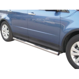 Side Steps, Misutonida 4x4 Grand Pedana with Rubber Step, Color Silver, Subaru Tribeca 2008 - 2014 - EDK.ro