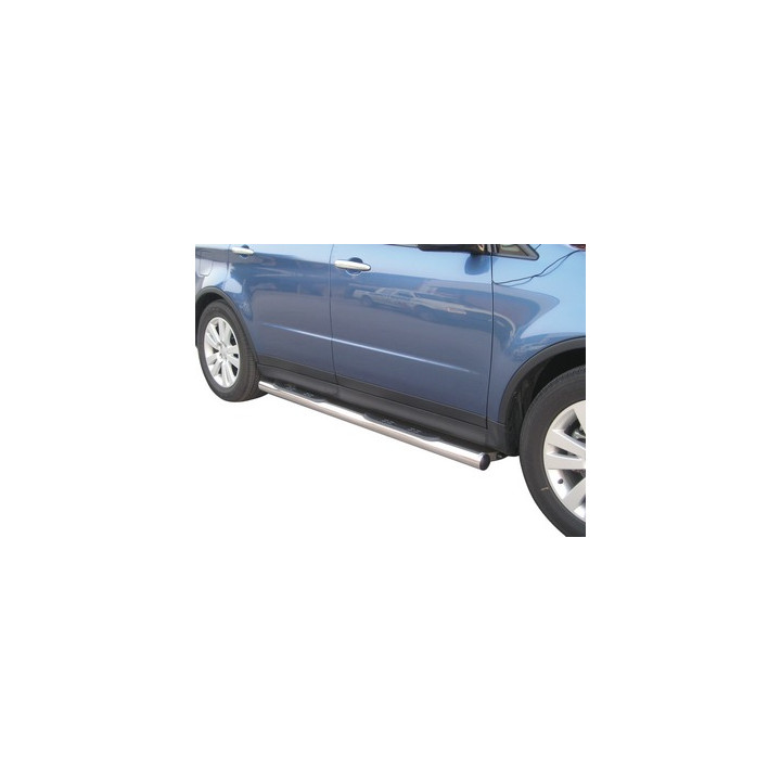 Praguri Laterale, Misutonida 4x4 Grand Pedana cu Treaptă din Cauciuc, Culoare Argintiu, Subaru Tribeca - EDK.ro