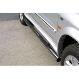 Praguri Laterale, Misutonida 4x4 Grand Footboard cu Treaptă din Cauciuc, Culoare Argintiu, Suzuki Grand Vitara - EDK.ro