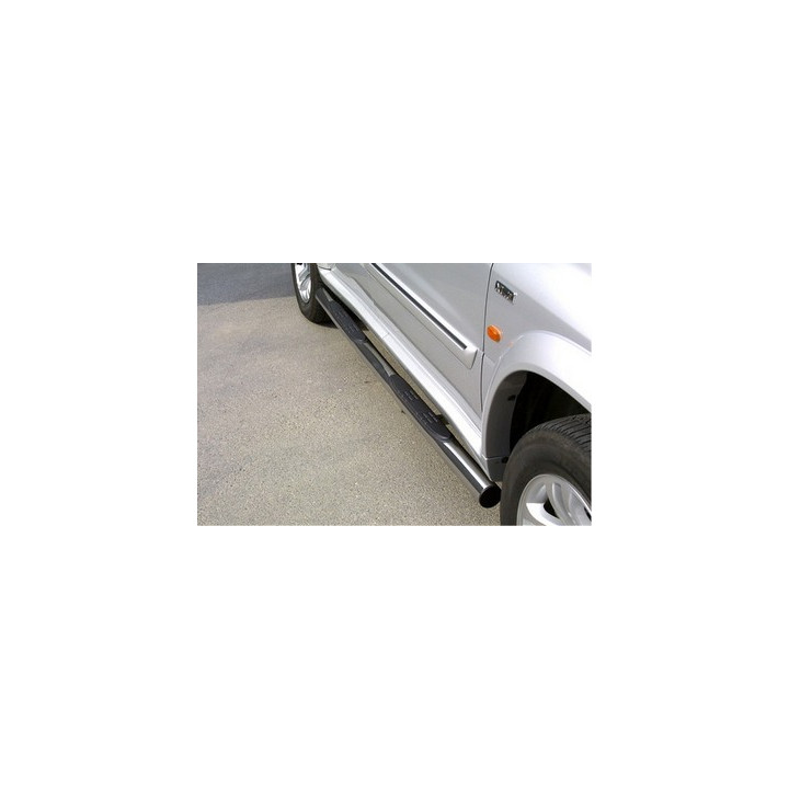 Side Steps, Misutonida 4x4 Grand Footboard with Rubber Step, Color Silver, Suzuki Grand Vitara - EDK.ro