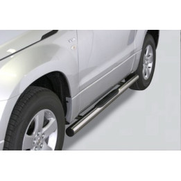 Side Steps, Misutonida 4x4 Grand Footboard with Rubber Step, Color Black, Suzuki Grand Vitara 2005 - 2008 - EDK.ro