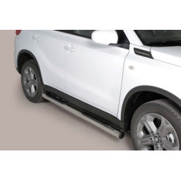 Praguri Laterale, Misutonida 4x4 Grand Footboard cu Treaptă din Cauciuc, Culoare Negru, Suzuki Vitara - EDK.ro