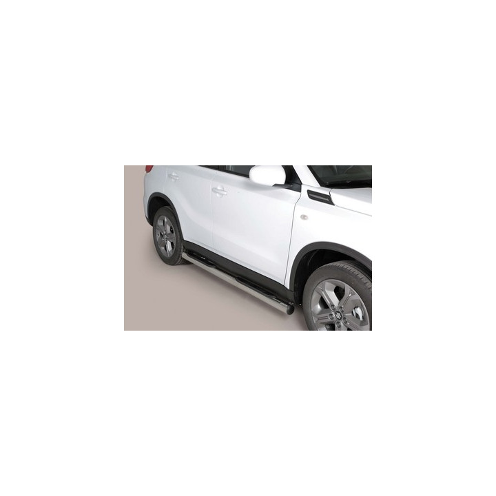 Praguri Laterale, Misutonida 4x4 Grand Footboard cu Treaptă din Cauciuc, Culoare Negru, Suzuki Vitara - EDK.ro