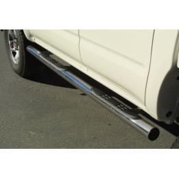 Side Steps, Misutonida 4x4 Grand Footboard with Rubber Step, Color Black, Toyota Hilux 2002 - 2006 - EDK.ro