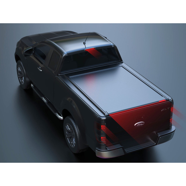 Manual Roll Top Tonneau Bed Cover, Tessera 4x4 Roll+, Ford Ranger XLT Extra Cab 2012 - 2022 - EDK.ro
