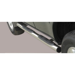 Side Steps, Misutonida 4x4 Grand Footboard with Rubber Step, Color Black, Toyota Land Cruiser 120 2003 - 2008 - EDK.ro