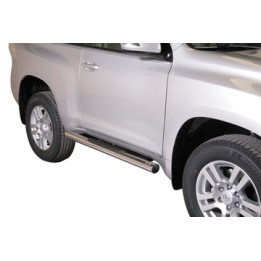 Praguri Laterale, Misutonida 4x4 Grand Footboard cu Treaptă din Cauciuc, Culoare Negru, Toyota Land Cruiser 150 2014 - 2017 - ED
