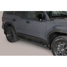 Side Steps, Misutonida 4x4 Grand Footboard with Rubber Step, Color Black, Toyota Land Cruiser 250 - EDK.ro