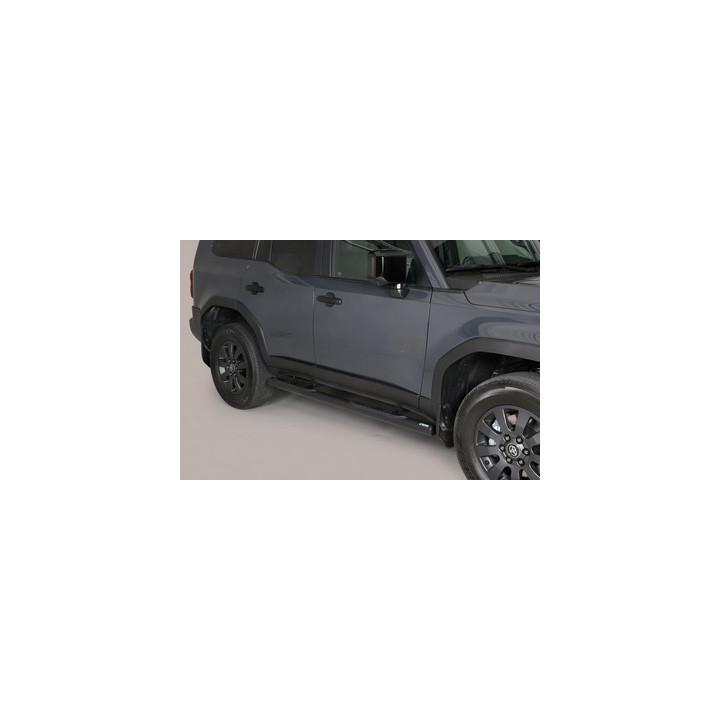 Side Steps, Misutonida 4x4 Grand Footboard with Rubber Step, Color Black, Toyota Land Cruiser 250 2025 - Present - EDK.ro