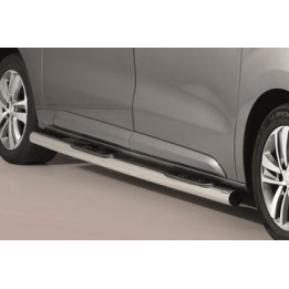 Side Steps, Misutonida 4x4 Grand Pedana with Rubber Step, Color Silver, Toyota ProAce 2016 - Present - EDK.ro