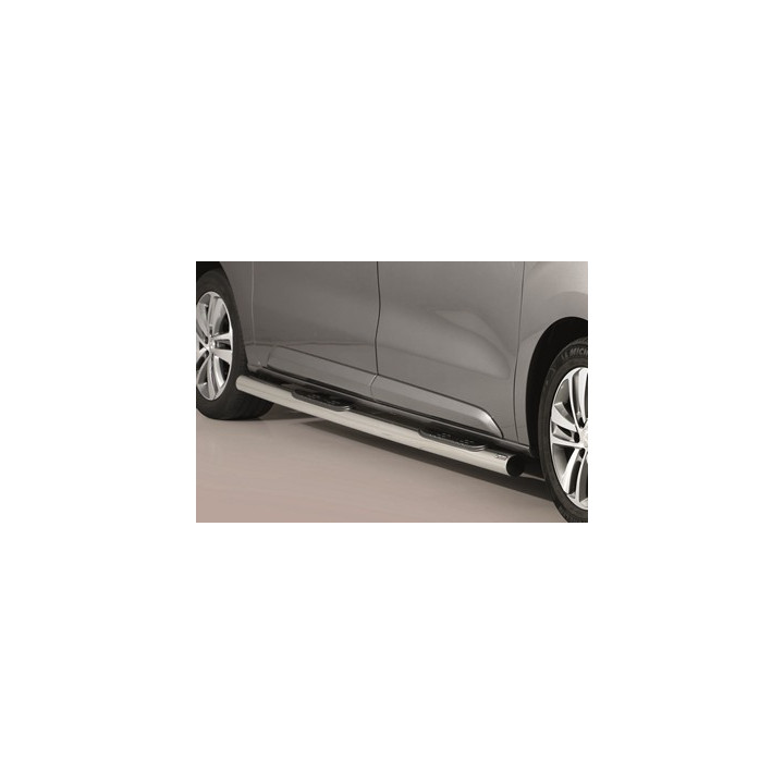 Side Steps, Misutonida 4x4 Grand Pedana with Rubber Step, Color Silver, Toyota ProAce Verso 2016 - Present - EDK.ro