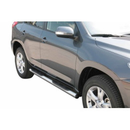 Side Steps, Misutonida 4x4 Grand Footboard with Rubber Step, Color Black, Toyota RAV4 - EDK.ro