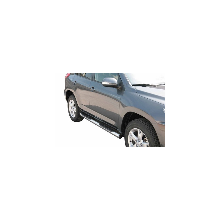 Side Steps, Misutonida 4x4 Grand Footboard with Rubber Step, Color Black, Toyota RAV4 - EDK.ro