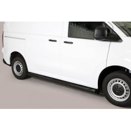 Praguri Laterale, Misutonida 4x4 Grand Pedana cu Treaptă din Cauciuc, Culoare Negru, Volkswagen Transporter T7 2025 - Prezent - 