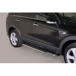 Praguri Laterale, Misutonida 4x4 Long Sidesteps, Culoare Negru, Chevrolet Captiva 2011 - 2013 - EDK.ro