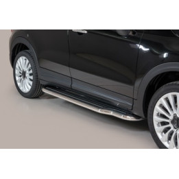 Praguri Laterale, Misutonida 4x4 Long Sidesteps, Culoare Negru, Fiat 500 X - EDK.ro