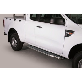 Praguri Laterale, Misutonida 4x4 Long Sidesteps, Culoare Negru, Ford Ranger 2012 - Prezent - EDK.ro
