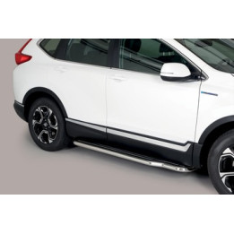 Side Steps, Misutonida 4x4 Long Sidesteps, Color Silver, Honda CR-V - EDK.ro