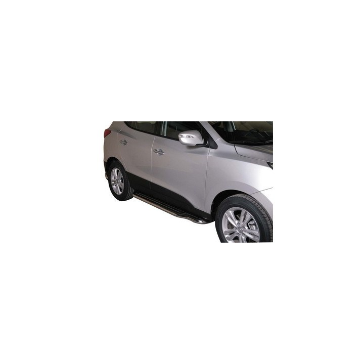 Praguri Laterale, Misutonida 4x4 Long Sidesteps, Culoare Argintiu, Hyundai ix35 2011 - Prezent - EDK.ro