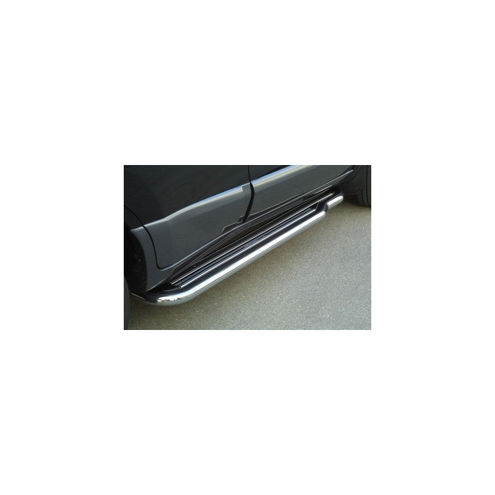 Praguri Laterale, Misutonida 4x4 Long Sidesteps, Culoare Argintiu, Hyundai Santa Fe 2005 - 2006 - EDK.ro