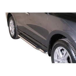 Side Steps, Misutonida 4x4 Long Sidesteps, Color Silver, Hyundai Santa Fe - EDK.ro