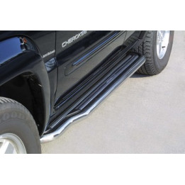 Praguri Laterale, Misutonida 4x4 Long Sidesteps, Culoare Argintiu, Jeep Cherokee - EDK.ro