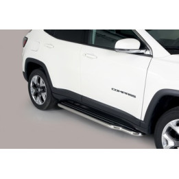Side Steps, Misutonida 4x4 Long Sidesteps, Color Silver, Jeep Compass - EDK.ro