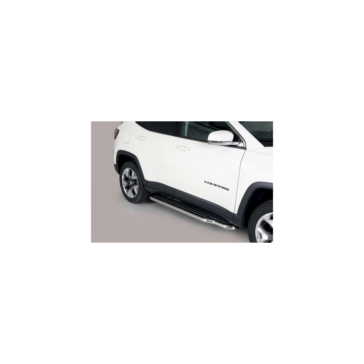 Praguri Laterale, Misutonida 4x4 Long Sidesteps, Culoare Argintiu, Jeep Compass - EDK.ro