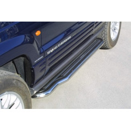 Side Steps, Misutonida 4x4 Long Sidesteps, Color Silver, Jeep Grand Cherokee - EDK.ro