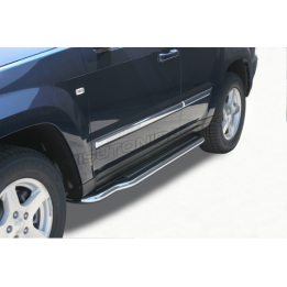 Praguri Laterale, Misutonida 4x4 Long Sidesteps, Culoare Argintiu, Jeep Grand Cherokee - EDK.ro